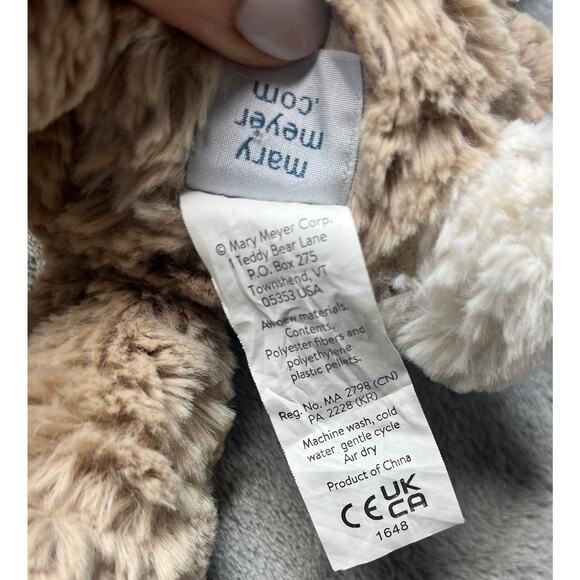 Mary Meyer Soft Plush Bunny Rabbit Big Floppy Ears Beige 10” - Picture 6 of 7